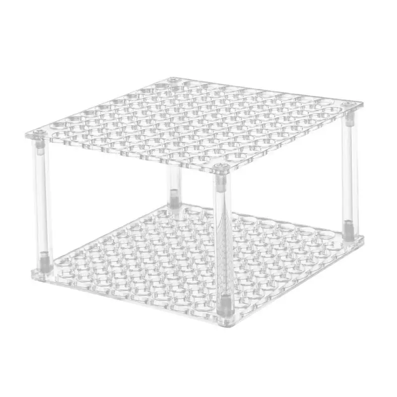 

Paint Brush Holder For Artist 96-Hole Paint Brush Stand Acrylic Desktop Storage Rack For Pencils Markers Modeling Tools 96-Hole