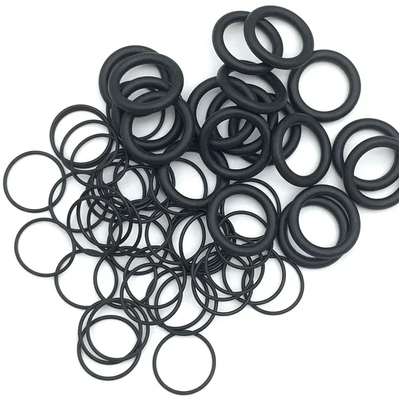

CS 2.4mm O-ring Rubber Gaskets Seal Ring Set Nitrile Rubber High Pressure O-Rings NBR Sealing Elastic Band O Rubber Kit