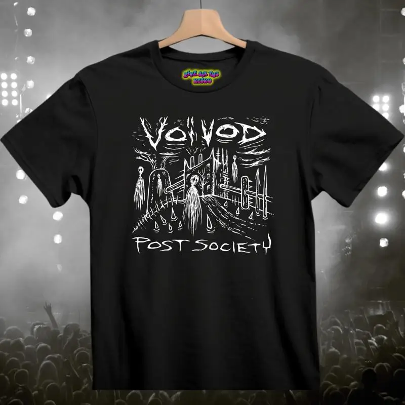 Voivod Post Society Metal Rock Band T Shirt Black S 3Xl