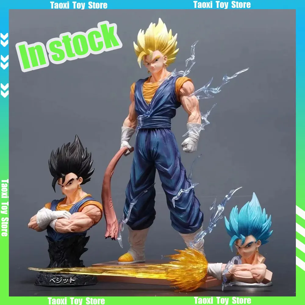 

В наличии Dragon Ball Vegetto Фигурка Замена оружия Vegetto Blue Super Saiyan 4 Gk Статуя Фигурка Коллекция ПВХ Модель Игрушки