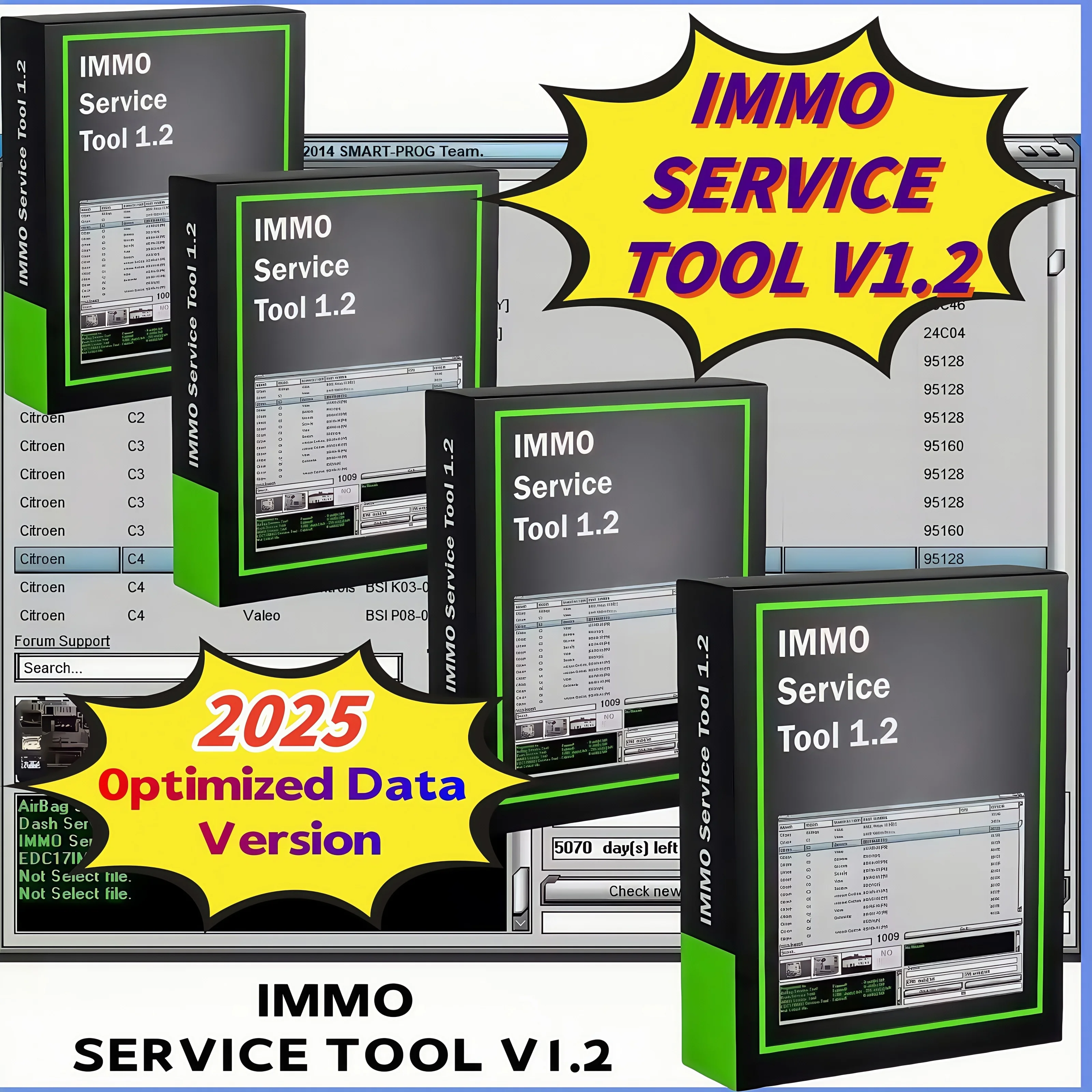 

2025 Newest EDC IMMO SERVICE TOOL V1.2 Car Repair Software PIN CODE Immo Off CALCULATOR BSI VDO DASHBOARD 2017 For Audi BMW Fiat