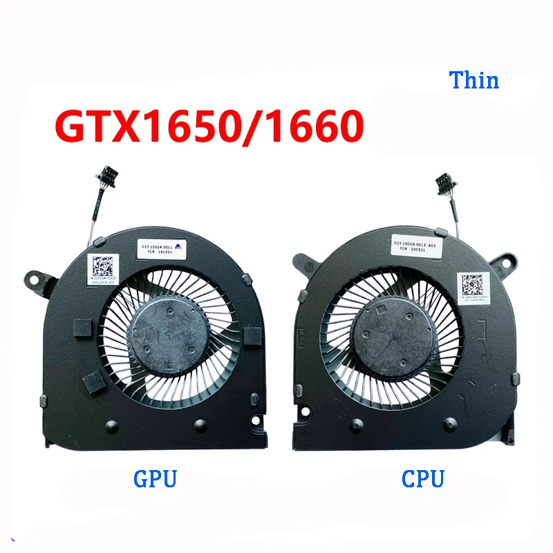 Ventilador de refrigeração para dell g3-3590, gtx1650/1660, rtx2060, original, novo