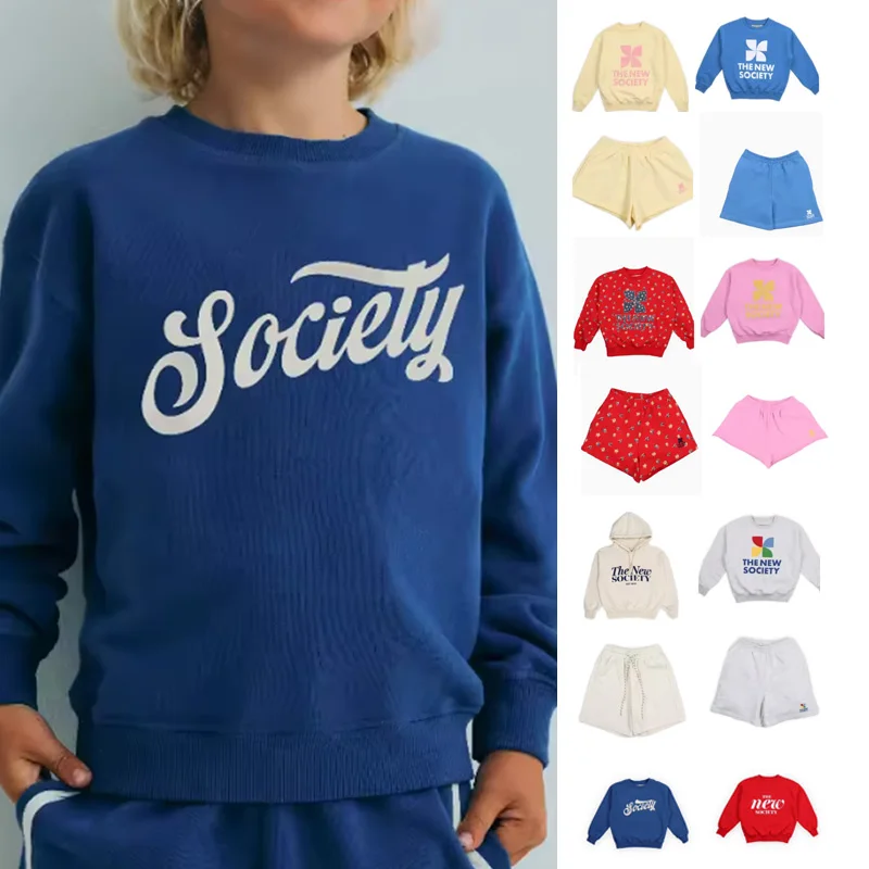 

Per-sale 2026 Tns NEW Spring Summer Baby Girls Cartoon Sets Print Sweatshirtst and Shorts Boys Sets shipment at the late March