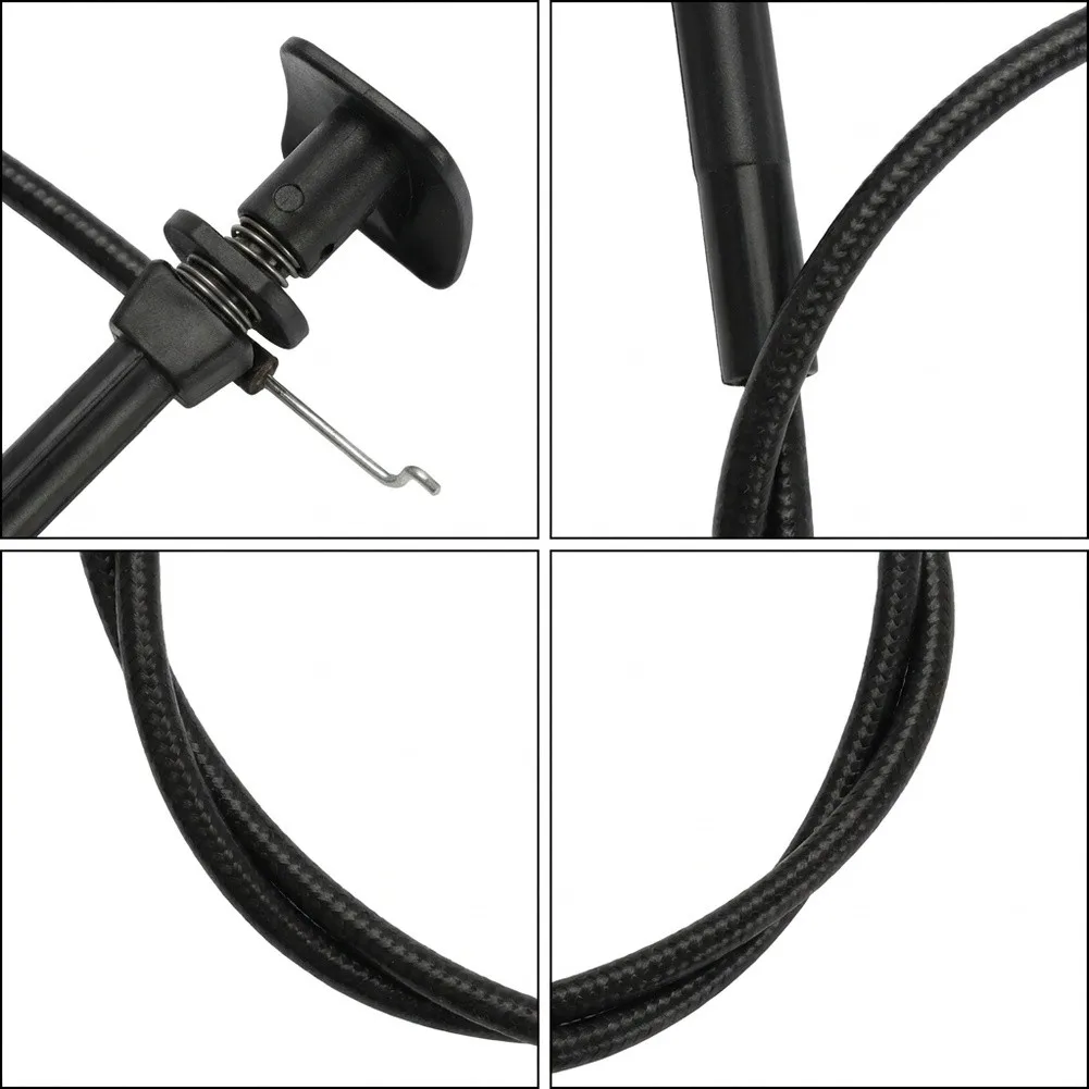 Black Plastic Choke Cable 125090001/2 For Mountfield-Castel Garden Ride-On Lawnmower Engine Control Replacement Part