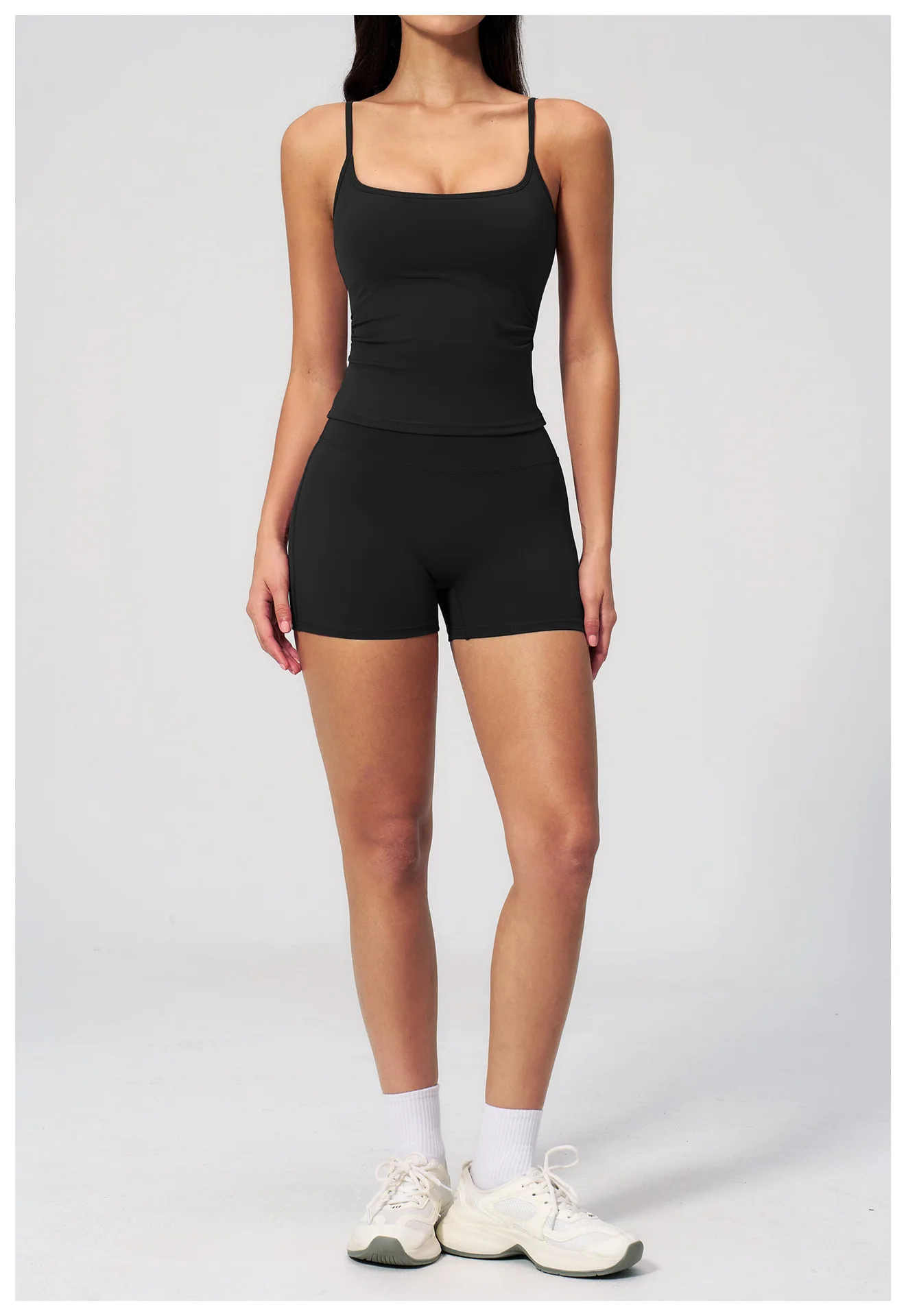 Summer Yoga Set 2 Pieces Women Tracksuit Workout Clothes Sports Outfits High Waist Shorts Fitness Sports Suit Female Gym Clothes