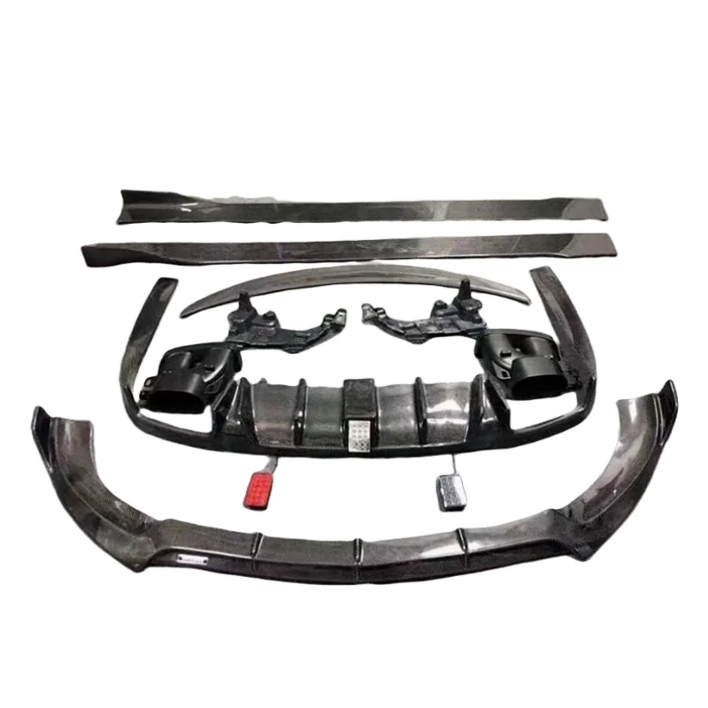 

Передний бампер из углеродного волокна, задний диффузор, спойлер, боковые юбки для Benz E Class W213 E200 E300 E400 E63 AMG 2017-2019, комплекты кузова