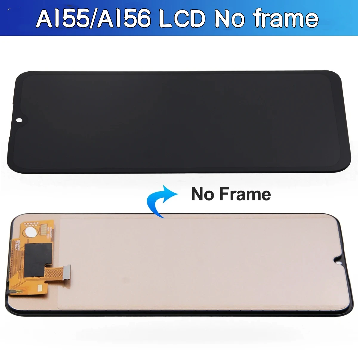 6.5\'\' Tested A15 4G SM-A155F LCD Display Screen For Samsung A15 5G A156 SM-A156B Lcd Display Digital Touch Screen with Frame