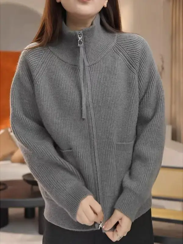 Pullover, Pullover, Strickjacken, Damen, Y2K, gerippter Strick, Perlen, rückenfrei, normaler Schnitt, bunt, lässig, elegant, raffiniert, einfach sauber