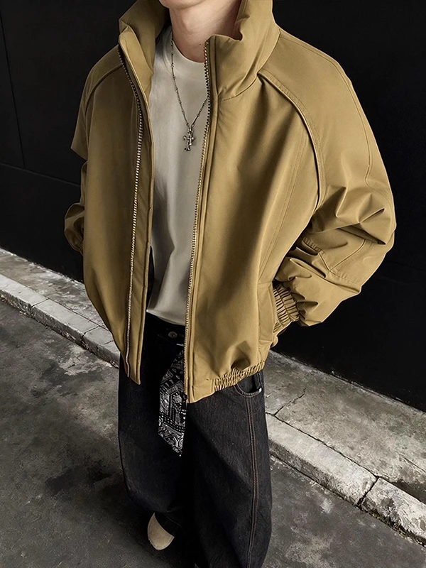 

Мужская зимняя хлопковая куртка-парка для активного отдыха, свободного кроя, с воротником-стойкой, в американском рабочем стиле