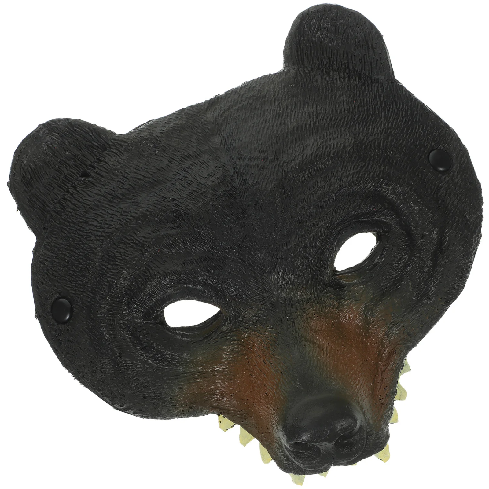 Black Bear Pu Bear Head Mask For Masquerade Carnival Festival Cosplay Face Mask For Adults Kids