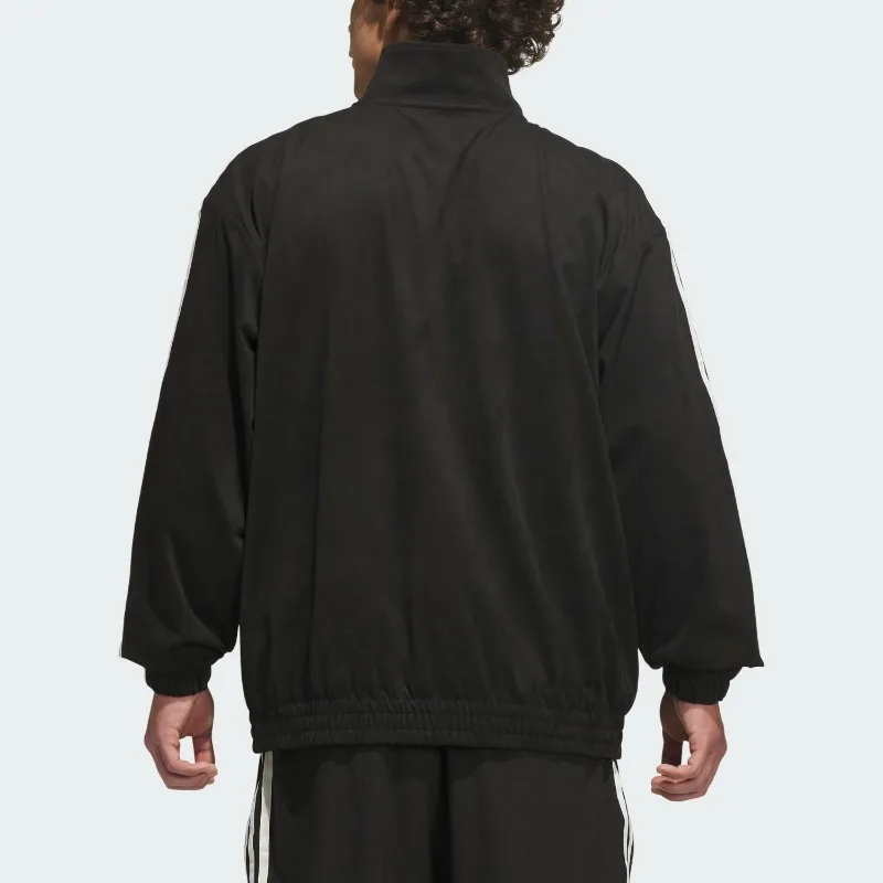 Adidas Clover Men's and Women's Loose Long Sleeve Stand-Up Jacket Jacket KS9189