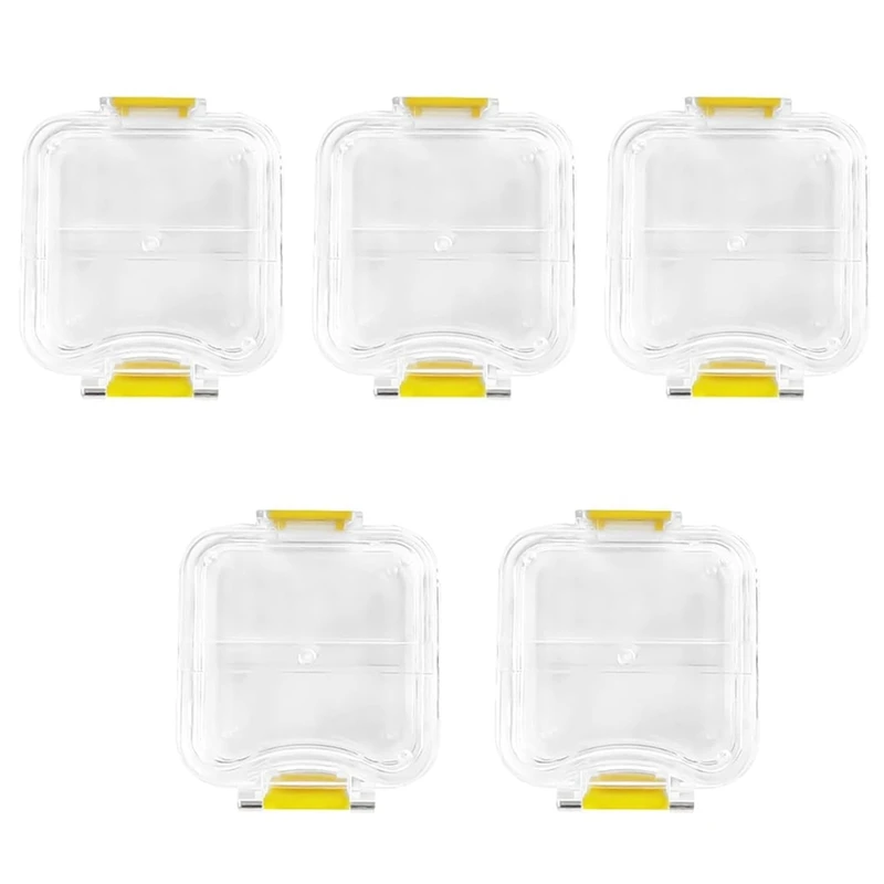 

Pillow Crown Box, 5Pcs Transparent Membrane Film Showcase Tooth Boxes Crown And Bridge Box Easy Install