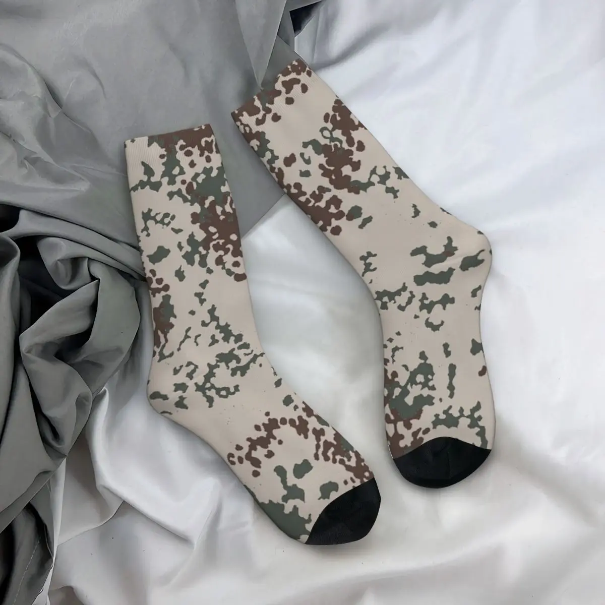 Splintertarn 독일 WW2 위장 군대 군사 위장 양말 하라주쿠 고품질 스타킹 올 시즌 롱 양말 액세서리