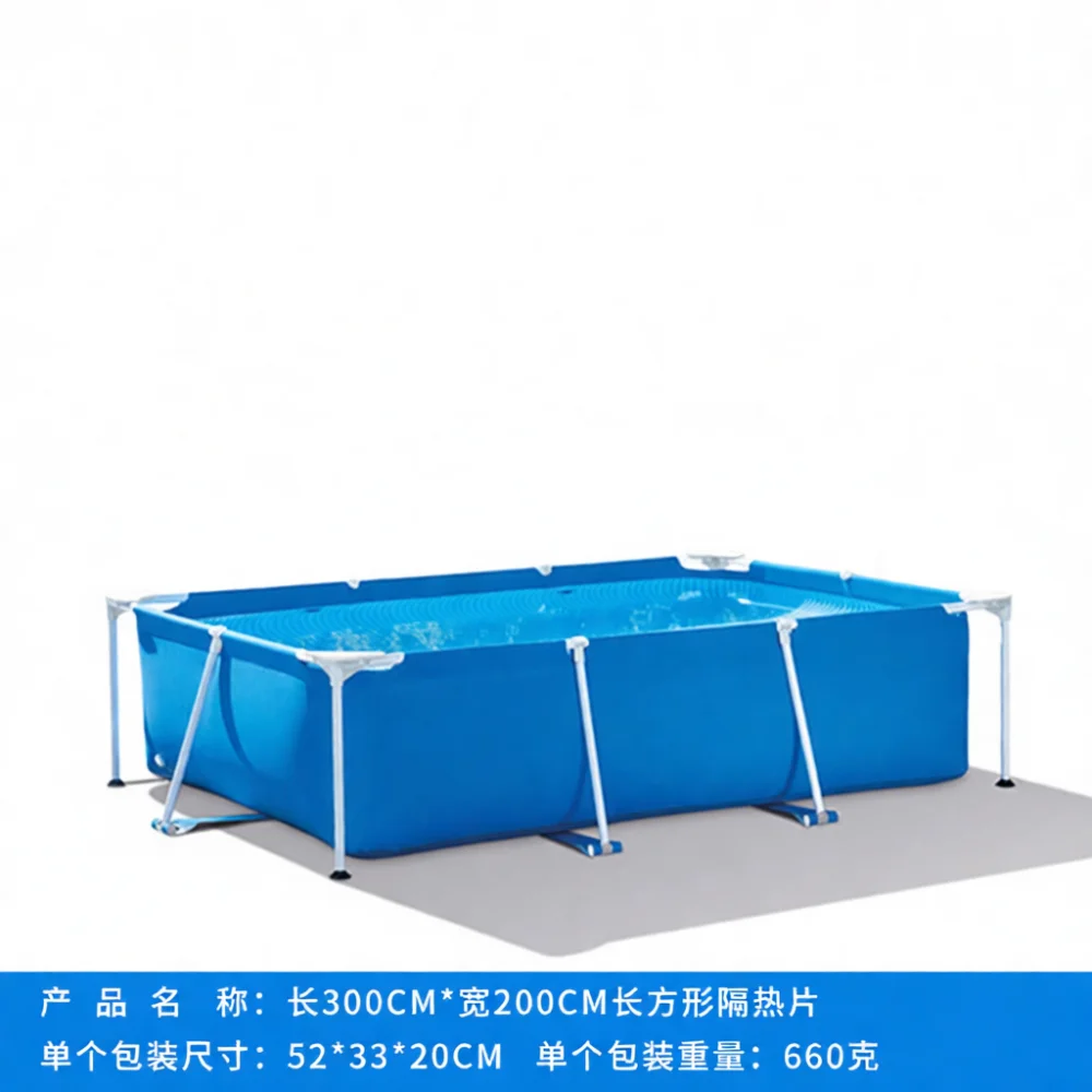 PE Bubble Solar Pool Blanket Thermal Insulation Cover Dustproof Protection Tarp For Garden Swimming Hot Tub Spa