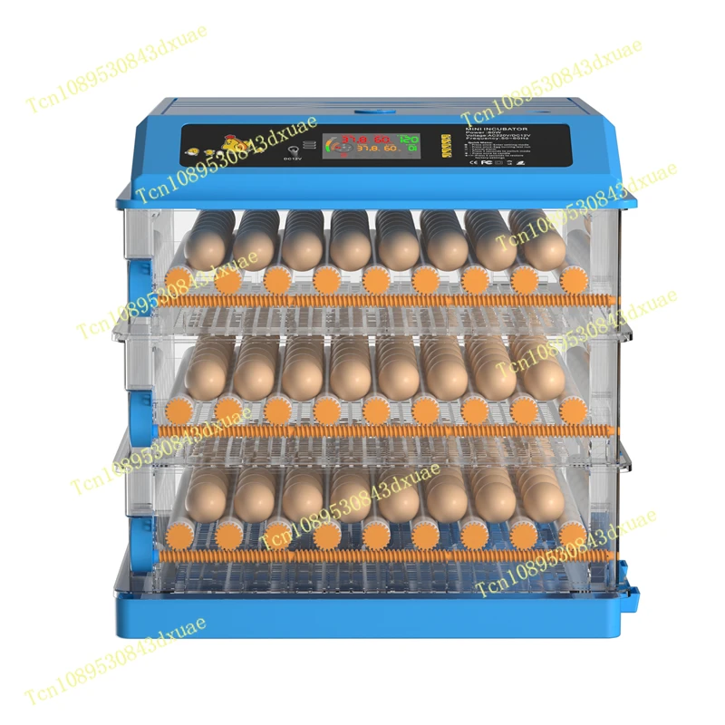 Poultry Farm Egg Incubators Hatcher 64/128/192 Eggs Capacity 98% High Hatching Rate Chick Egg Hatching Machine