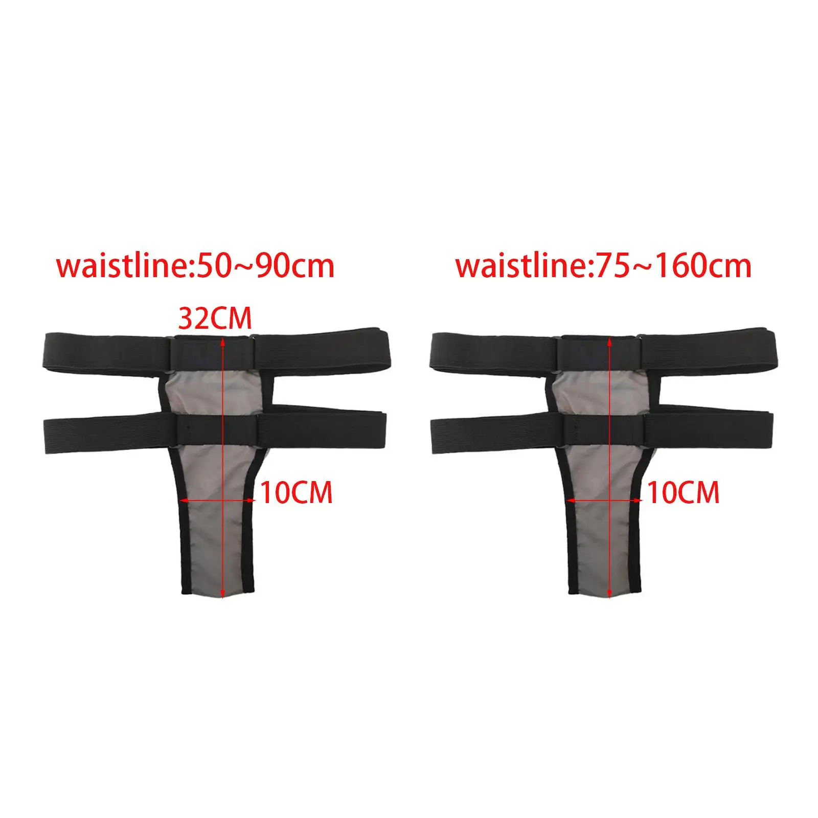 Pelvic Support Belt Accessory Recovery Groin Straps Black Uterus Support Girdle for Dropped Dysfunction Treating Prolapse Women