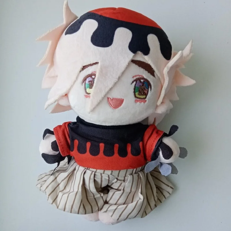 20cm Demon Slayer Douma Figure Plush Toy Clothes Changeable Japan Anime Hot Cosplay Merch Cartoon Comic Toy Manga Gift for Fans