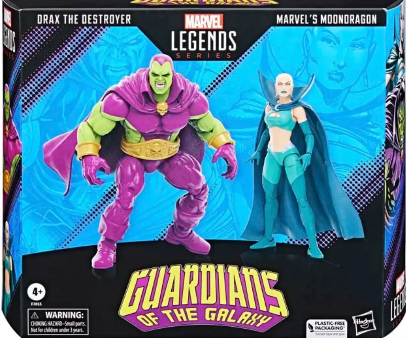 

Marvel Legends Series Comics Drax The Destroyer And Marvel'S Moondragon 6-Inch (15cm) Action Figures Toy Collectibles