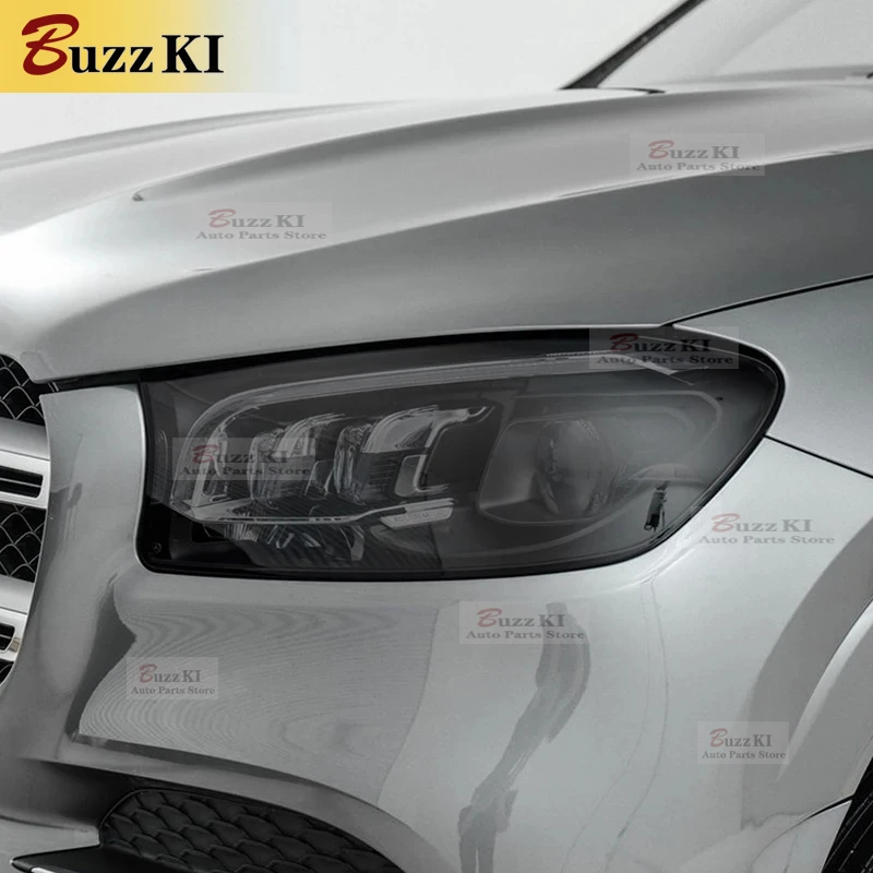 

For Mercedes Benz GLS Class X167 2020 Accessories Car Headlight Protective Film Headlamp Taillight Transparent Black TPU Sticker
