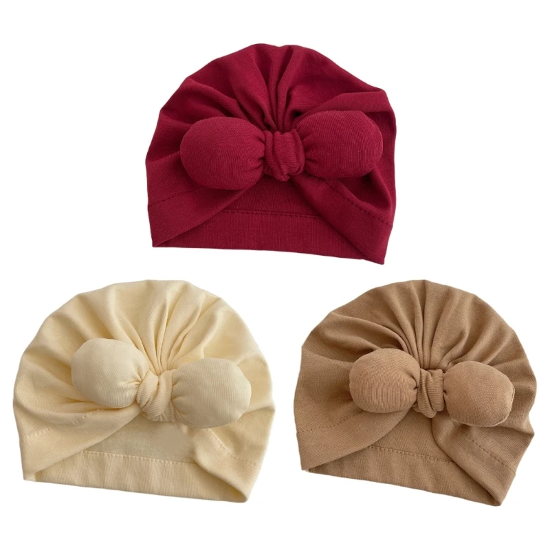 

Stylish Newborn Baby Turban Hats Infant Wraps rendy Baby Headwear Elastic Baby Cap Trendy Newborn Hat for Boys & Girls