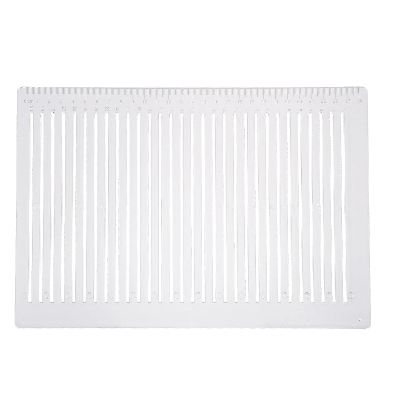 Line Drawing Ruler Simple Design Horizontal Lines Precise Measurement Measuring Tools Plastic