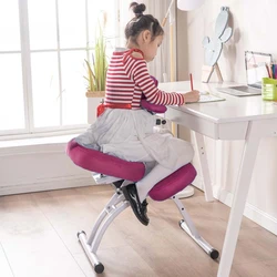 Silla ergonómica de aprendizaje para niños, protección lumbar, protección del pecho, corrección de postura sentada, antijoroba