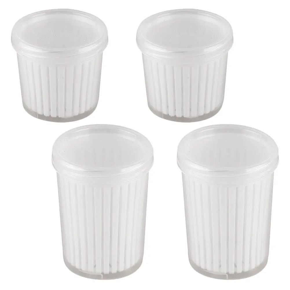 

4Pcs Food Boxes Sealing Crisper Food Storage Box Containers Kitchen Small Size Dust Proof Insect Proof Keeps Fresh