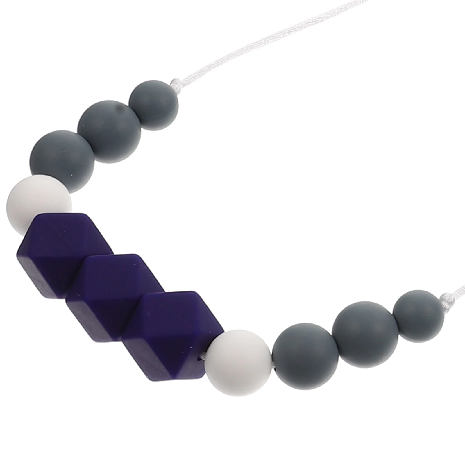 

Baby Necklace Teething Toy Soft Silicone Molar Teethers for Babies Infant Chew Toys Toddler Girl Safe Kids Teether Sensory