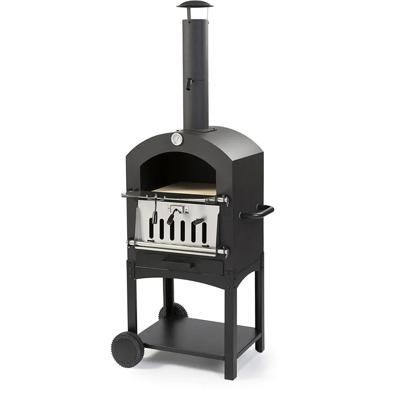Commercial Wood Fired Pizza Oven 12 Inch High Quality Stove for Outdoor Kitchen Garden Cooking Custom