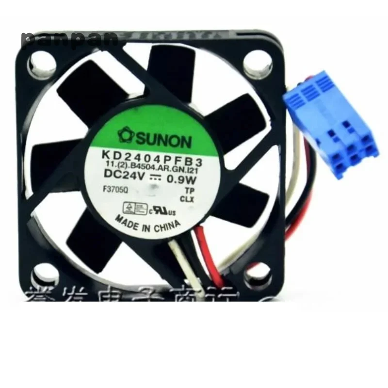 New CPU Cooling Fan for SUNON KD2404PFB3 24V 0.9W 4CM 4010 3-wire Alarm Frequency Converter Fan