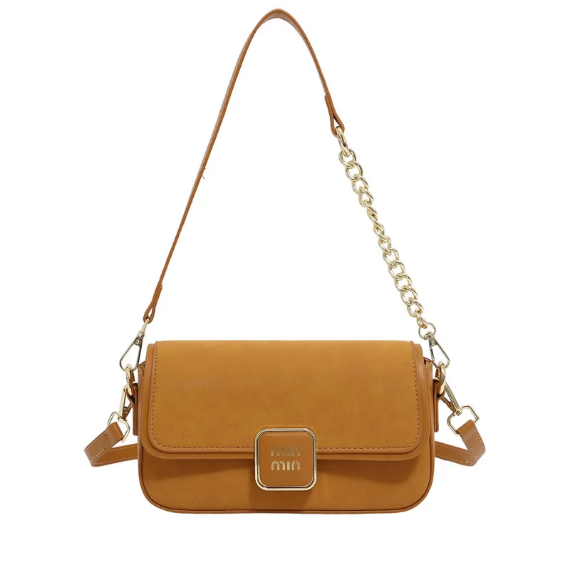 Tas Kotak Minimalis Musim Gugur 2025, Tas Selempang Wanita Modis, Tas Jinjing Serbaguna, Tas Chic untuk Siang dan Malam, Bertekstur