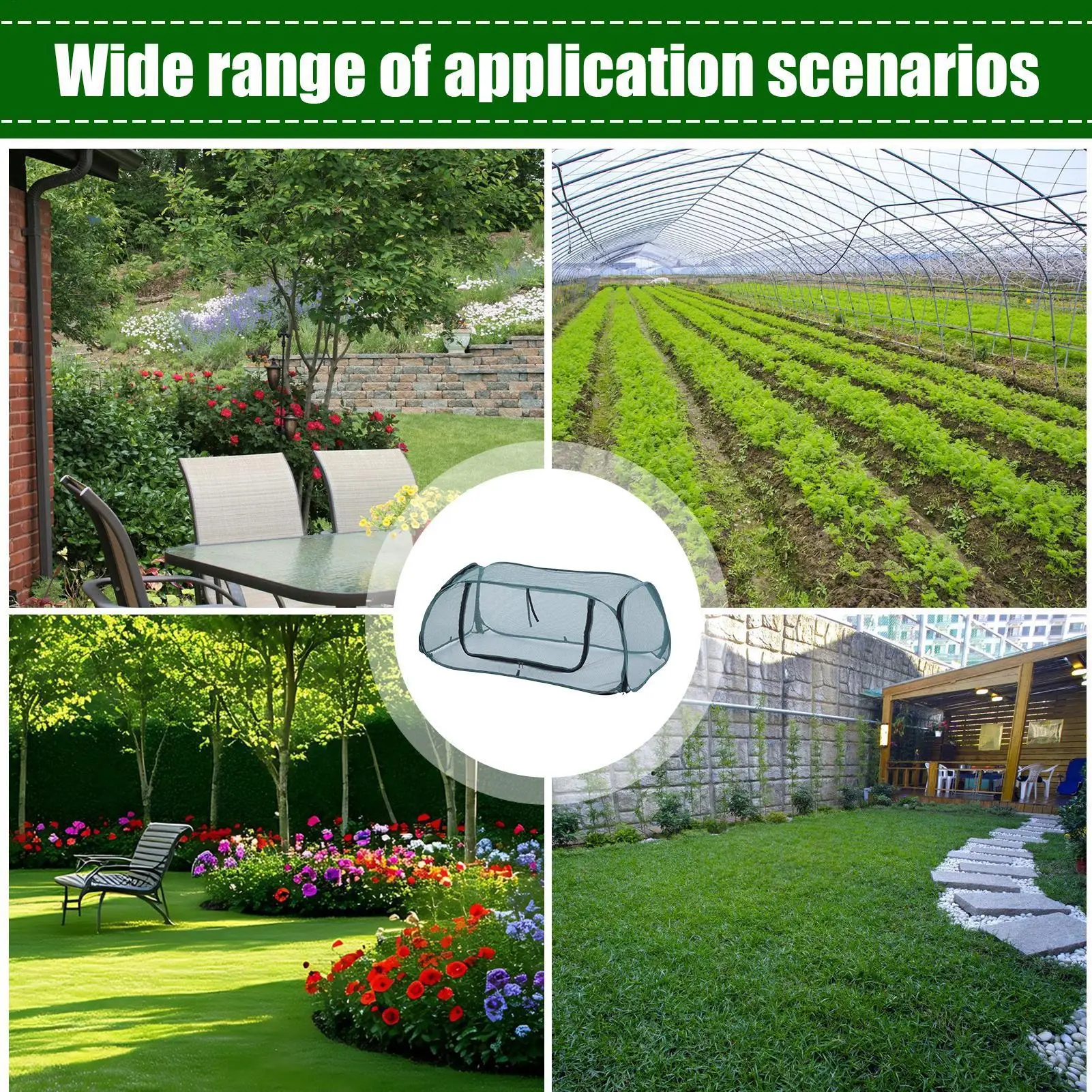 

Garden Covers For Raised Beds Mesh Flower Protector 45x19.6x17.7 Inch Plant Netting For Outdoor Gardening Vegetable Flower Crop