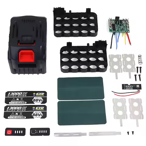 1set Plastic Battery Case Storage Box Shell PCB Charging Board ForMakita Battery Case Power Tool Accessories Li-Ion Battery Case