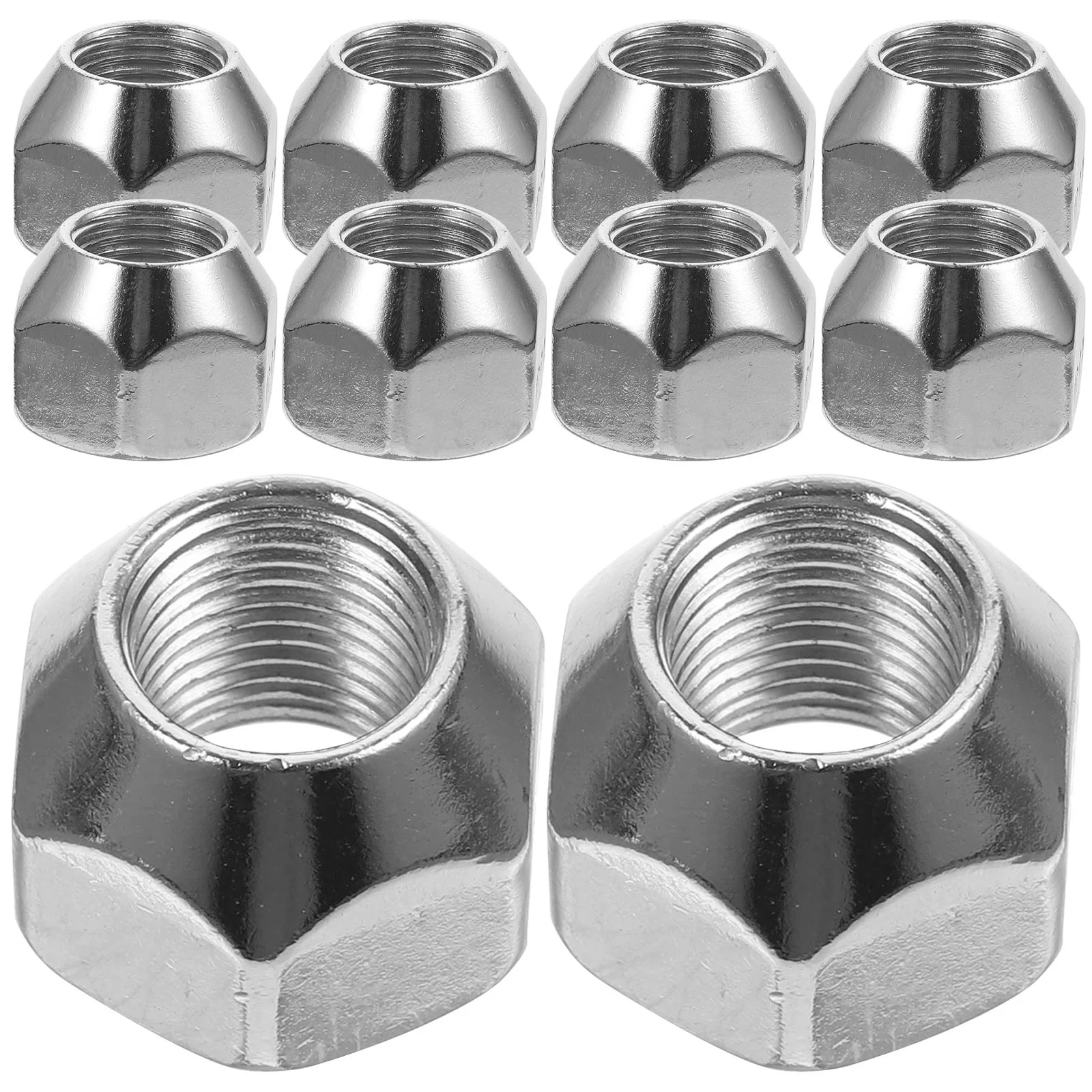 

Tuner Hub Nut Tire (1/2-20) 10pcs Lug Nuts for Trailer Screw Cap X20 Trailers Car