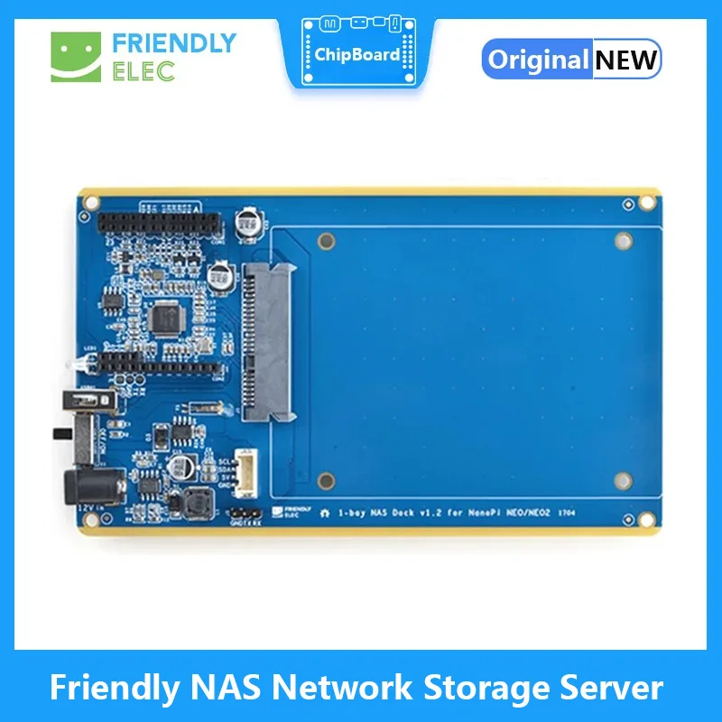 Single Disk 2.5 Network Storage Server Friendly NAS DIY Deity Gigabit Network BT/PT Download Aluminum Metal for NanoPi NEO / NEO