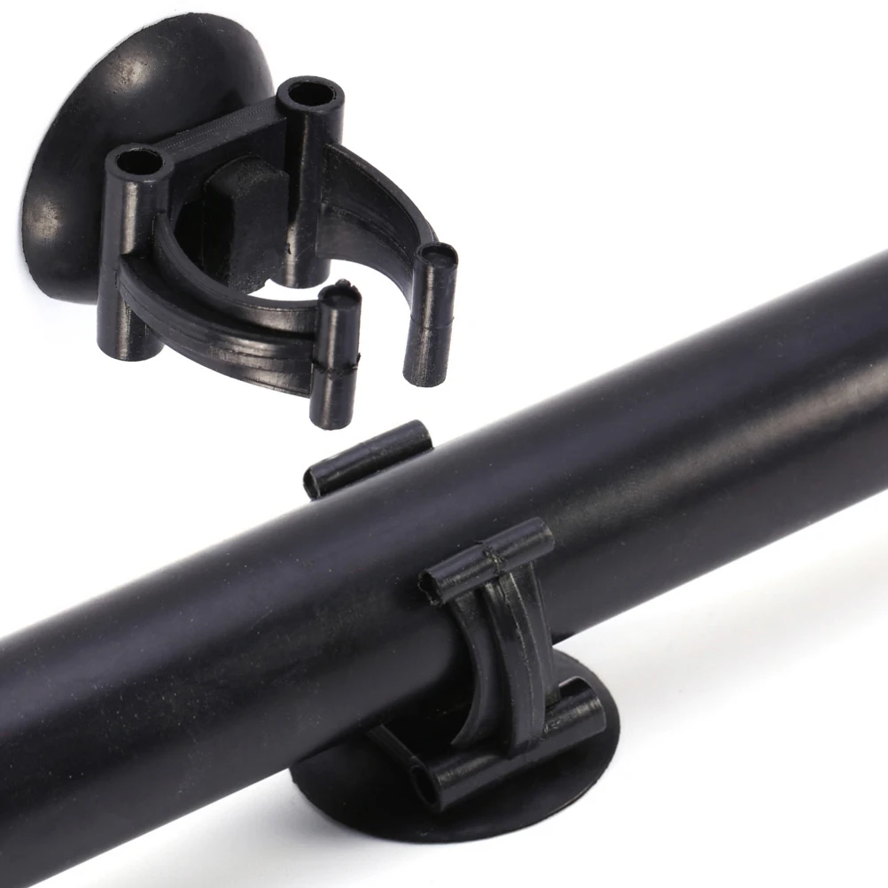 

30Pcs Fish Tank Suction Cup Safe Resin Aquarium Tube Holder Easy Install Strong Suction for Aquarium and Home Use Black