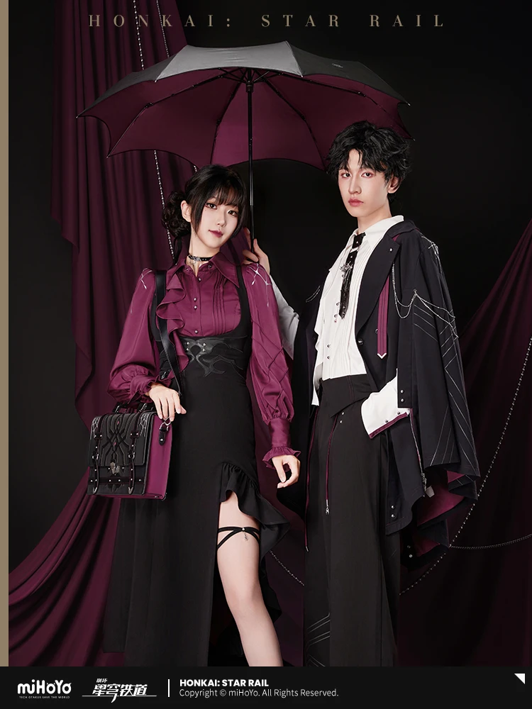 Pre-sale in Feb,2025 Official MiHoYo Honkai :Star Rail Kafka Cosplay Costume Cloak Coat Unisex Halloween Role Play Fans Gifts