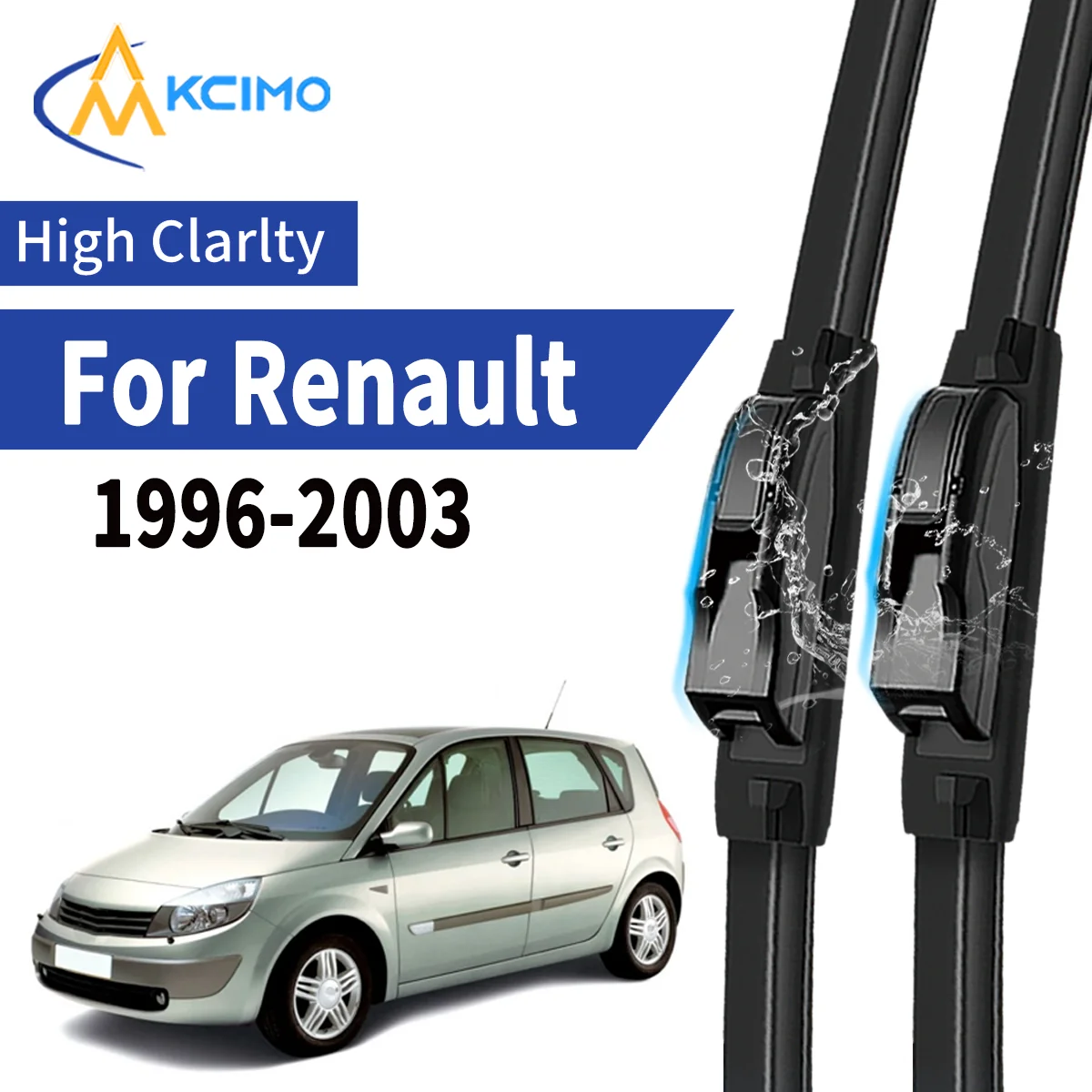 

2pcs Car Front Wiper Blades For Renault Scénic 1996-2003 Windscreen Windshield Wipers Silent Rubber Auto Accessories Replacemen