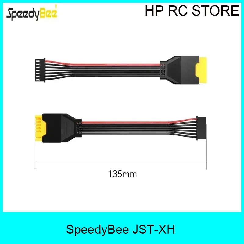 SpeedyBee 2-6S LiPo JST-XH Balance Extension Cable 22AWG 135mm Charging Wire Matching FDQ Discharger For RC FPV Drone Battery