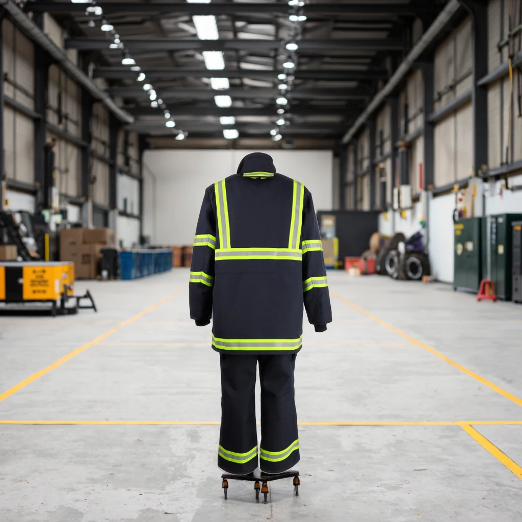 Traje de bombero HRPro-J/P azul marino, mono Nomex, ropa de trabajo, retardante de llama, ignífugo, transpirable, antiestático, Material HPPE