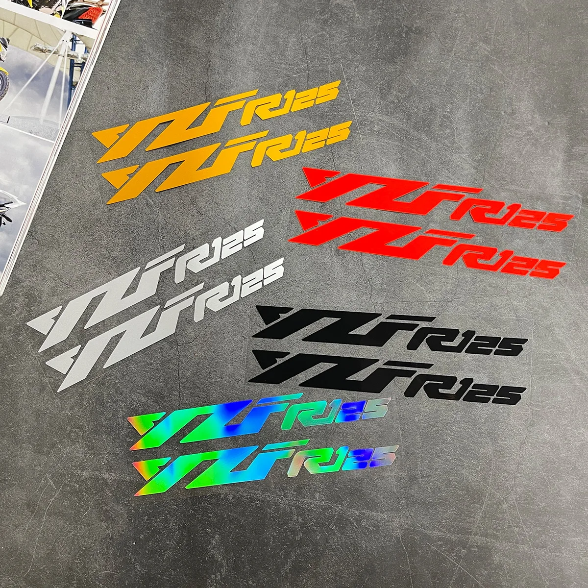 Reflective Vinyl Motorcycle Stickers, Waterproof Stickers for Motorcycles of The Yamaha YZFR125 Model From 2016 To 2023.