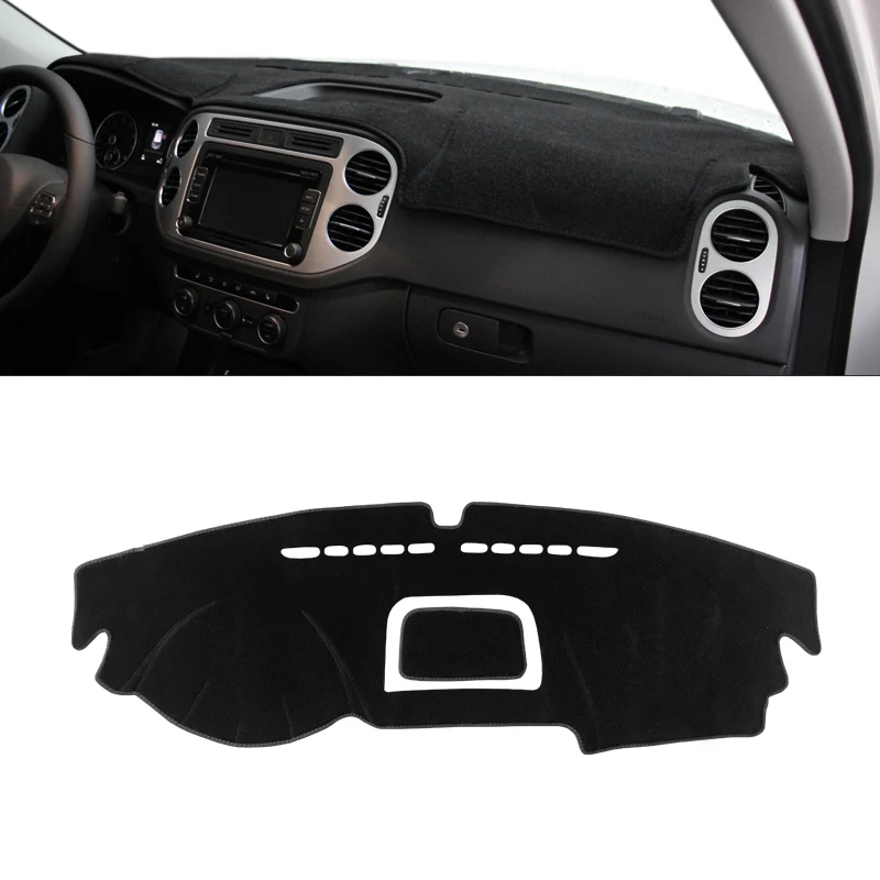 Car Dashboard Cover For Volkswagen VW Tiguan 2 MK1 MK2 2009 - 2012 2013 2014 2015 2016 2017 2018 2019 2020 2021 2022 Accessories