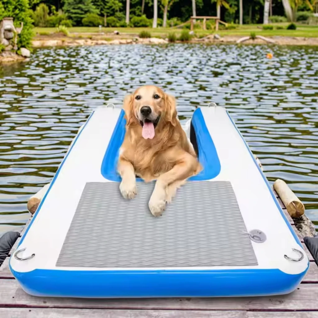 Cheap Floating Dock Inflatable Pup Plank Inflatable Ramp for Dogs