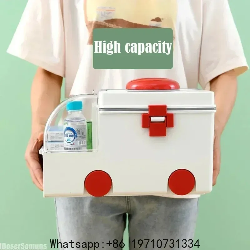 Portable Ambulance Medicine Box Large Capacity Household Medicine Medical Classification Sundries Storage Boxs