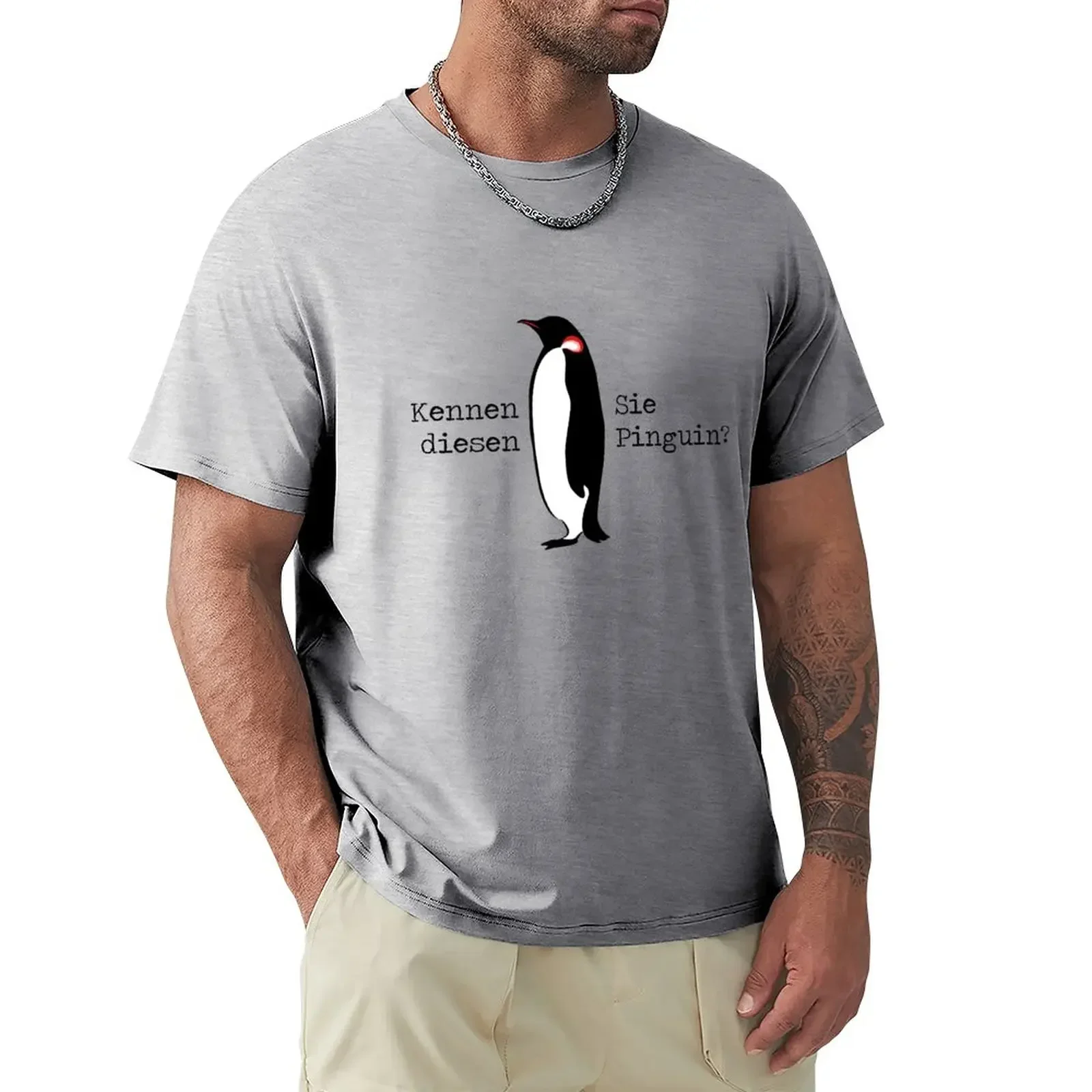 

Do you know this penguin T-Shirt custom shirt shirts graphic summer tops tops men t shirt