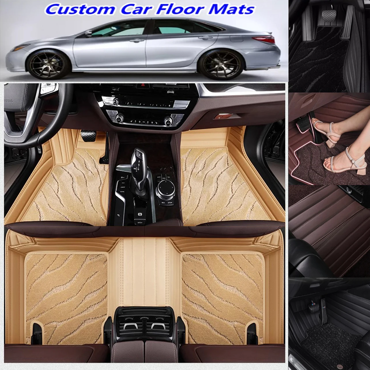 

For Foton Sauvana Tunland Auto Double Layer Custom Car Floor Mats Carpets Foot Floor Liners