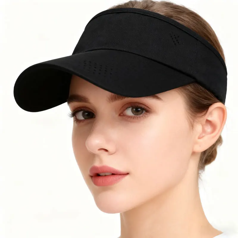 New Unisex Sun Hat with Open Top, Sun Protection, Outdoor Versatile Solid Color