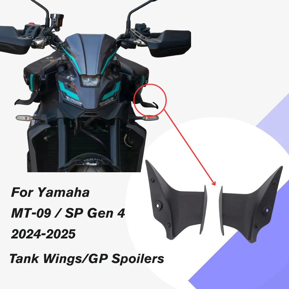 

For Yamaha MT09 SP Gen 4 2024 2025 Side Wing Spoilers Motorcycle Fairing Extensions GP Spoilers for MT-09 Accessories