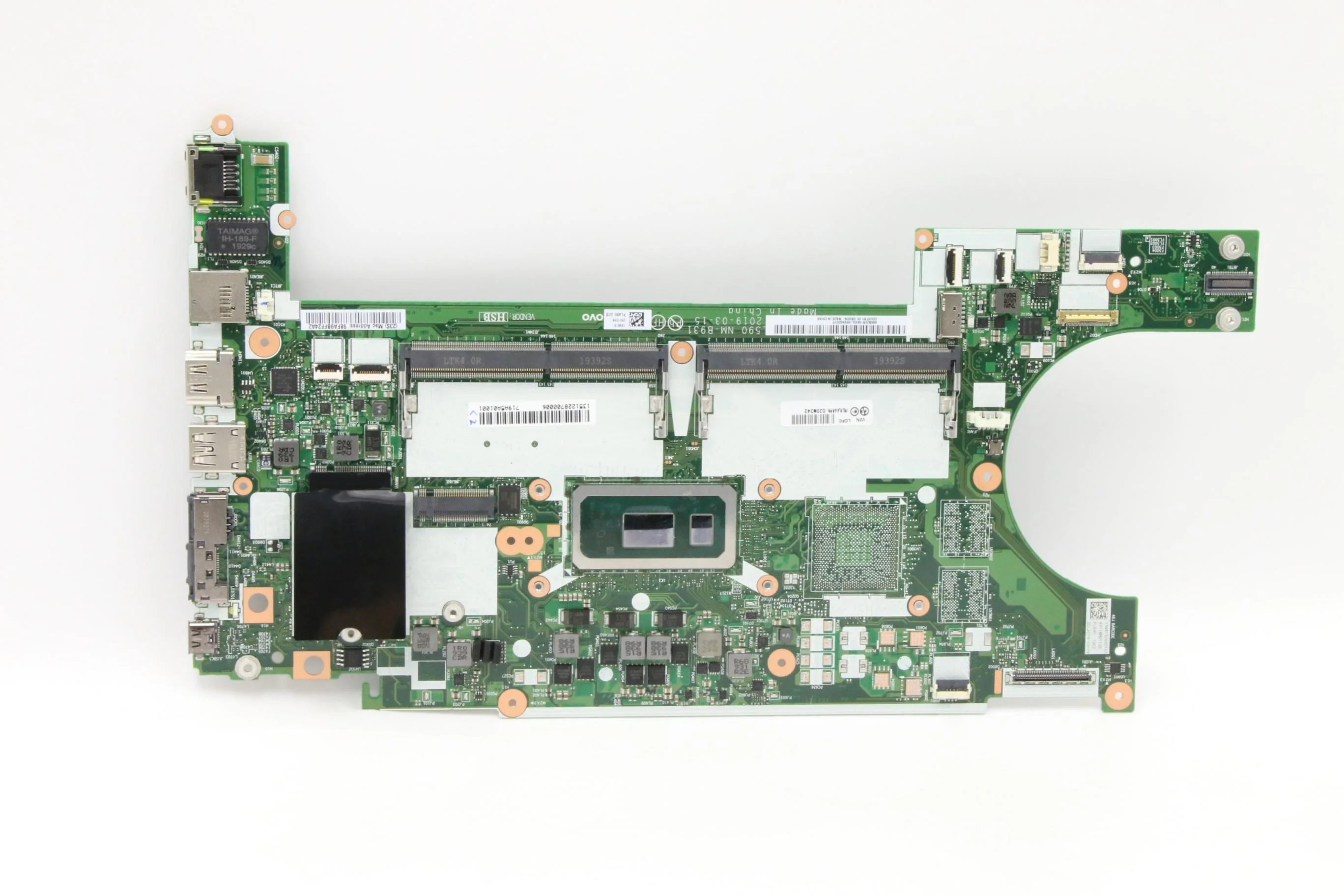

02DM242 For ThinkPad L490 Motherboard I7-8665U Processor 100% Full Tested