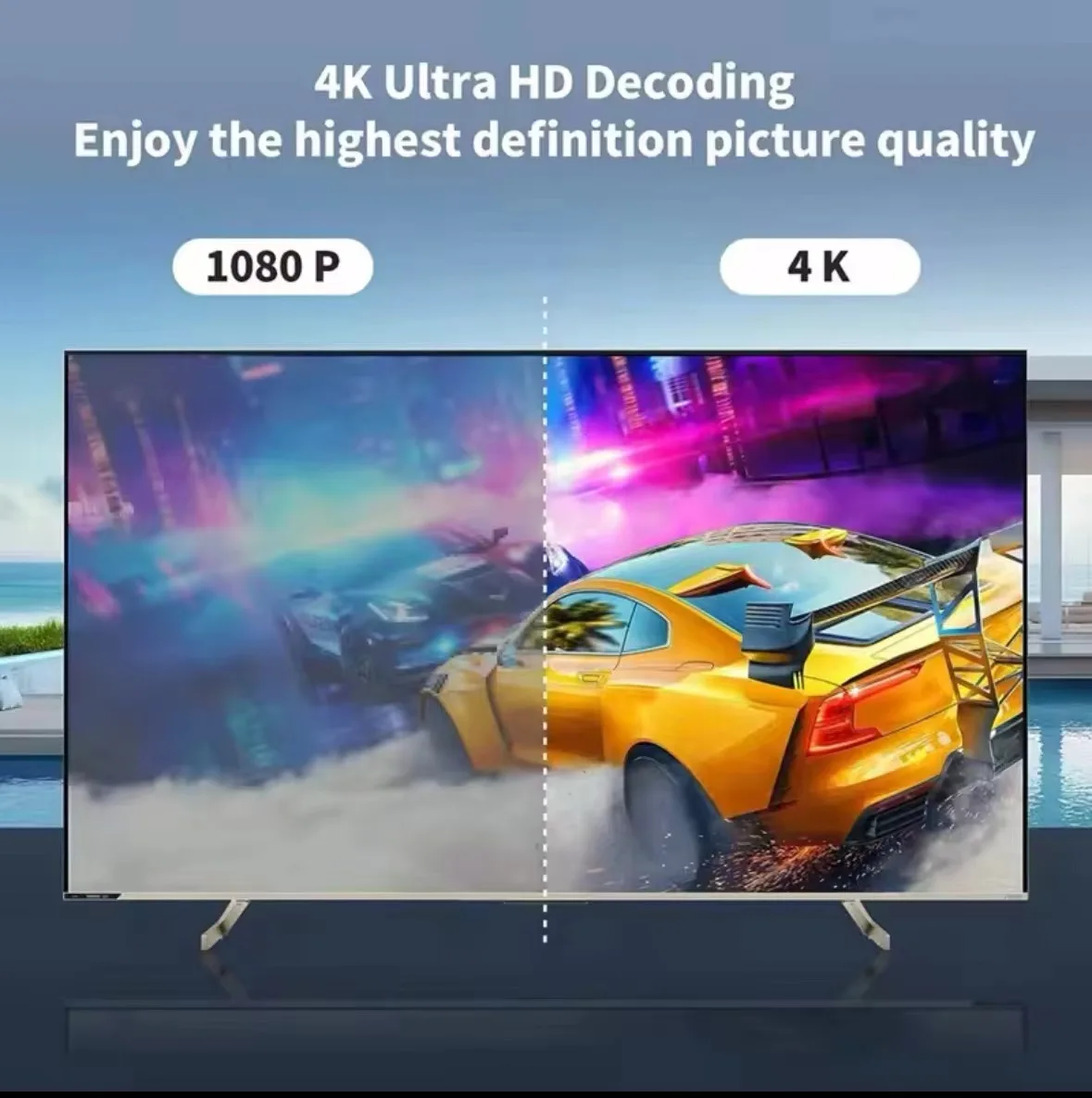 ドングル4K HD互換アダプター,ワイヤレスレシーバー,ストリーミングメディア,ビデオ,オーディオ,ファイル,ワイヤレスエクステンダー,耐久性